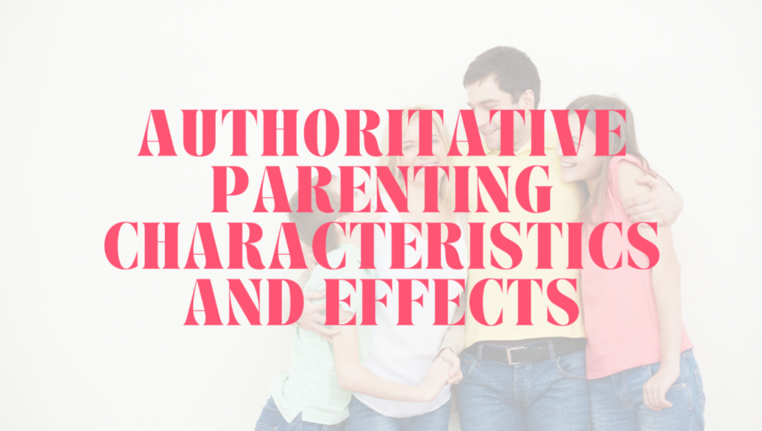 authoritative parenting style essay